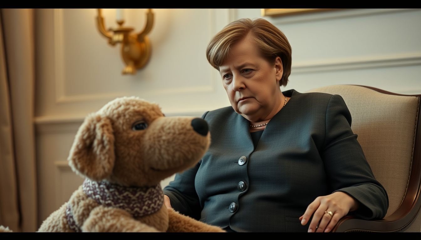 La paura dei cani dell'ex cancelliera tedesca e il segreto di Putin