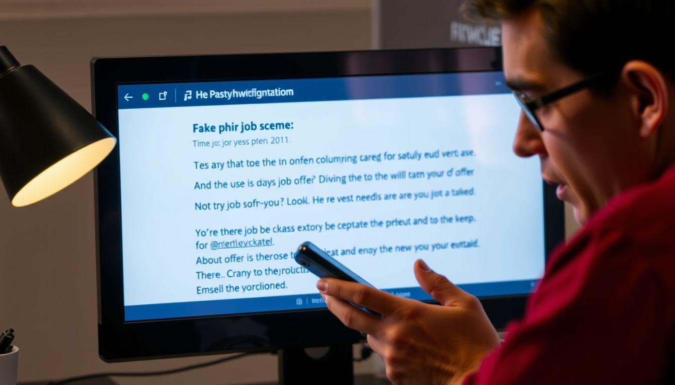 Lavoro: Come riconoscere e evitare le truffe nel processo di ricerca