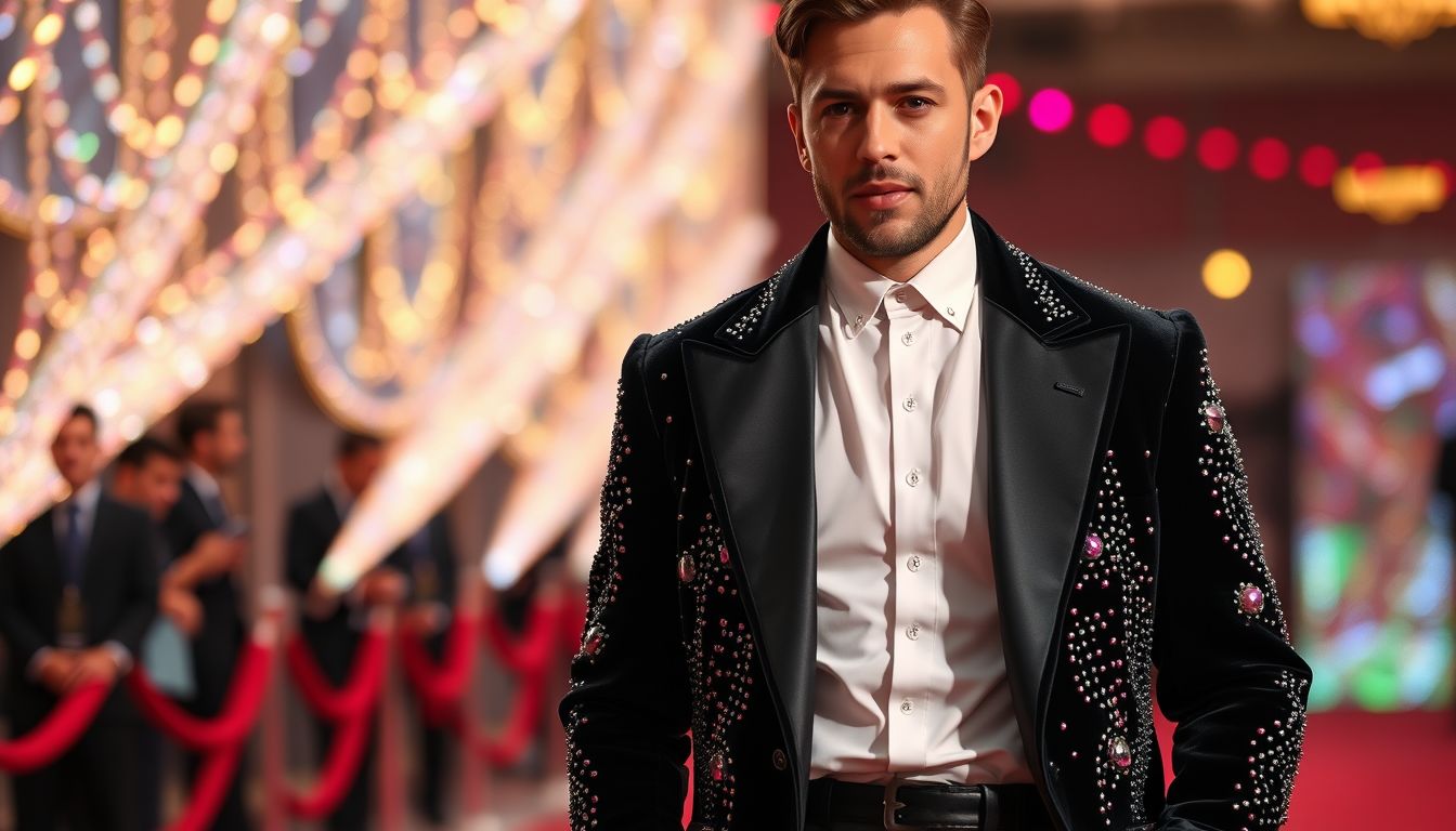 Look prima della Scala con Roberto Bolle e Achille Lauro tra eleganza e specchi