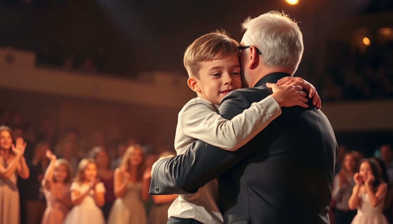 Mattia Zenzola commosso dalla visita a sorpresa del padre a This Is Me