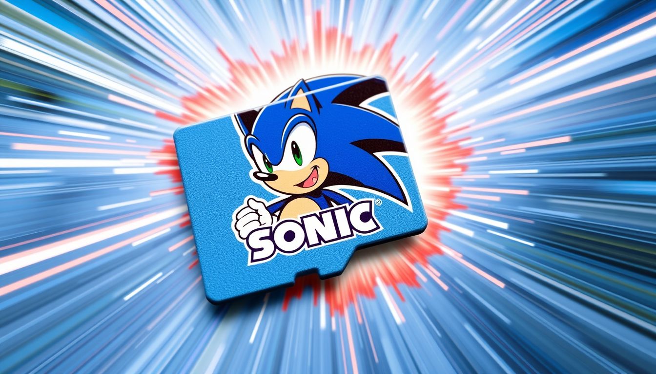 MicroSD ispirate a Sonic the Hedgehog: velocità e design straordinario per i fan