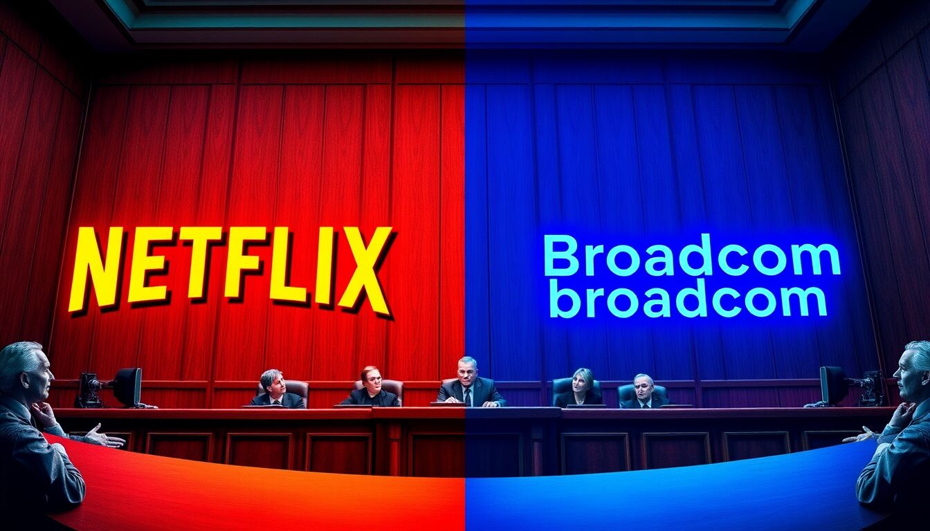 Netflix accusa Broadcom di violazione di brevetti, tensione nel settore tecnologico aumentata
