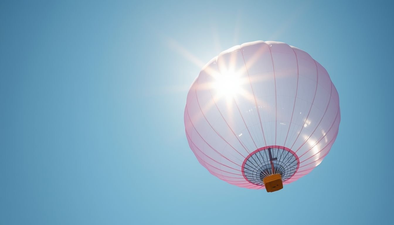 Pallone aerostatico fotovoltaico: l'energia solare accessibile per tutti gli spazi.