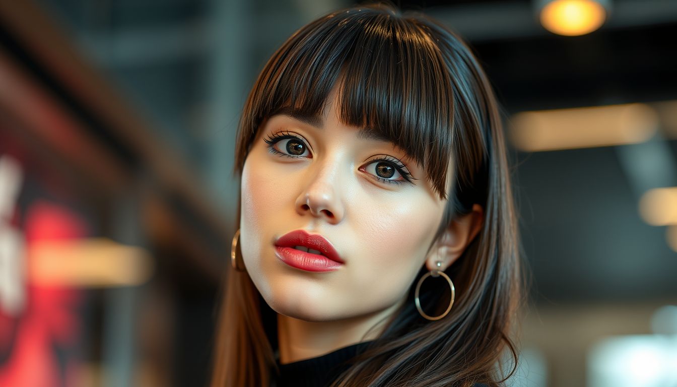 Ritorno inaspettato della frangia laccata: tendenze capelli che sorprendono tutti