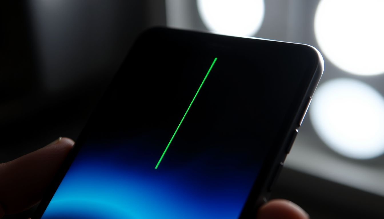 Sostituzione display a vita per smartphone OLED OnePlus con righe verdi sullo schermo