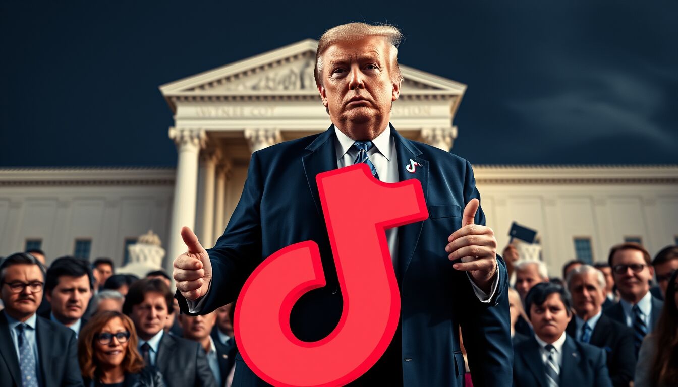 Trump sostiene di essere l'unico in grado di salvare TikTok dal divieto imposto dalla Corte Suprema USA
