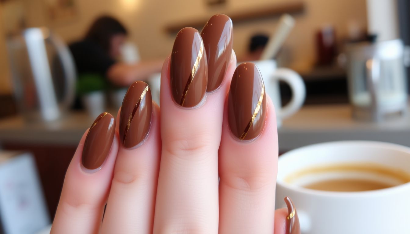 Unghie marroni: consigli creativi per una manicure dal look Mocha Mousse