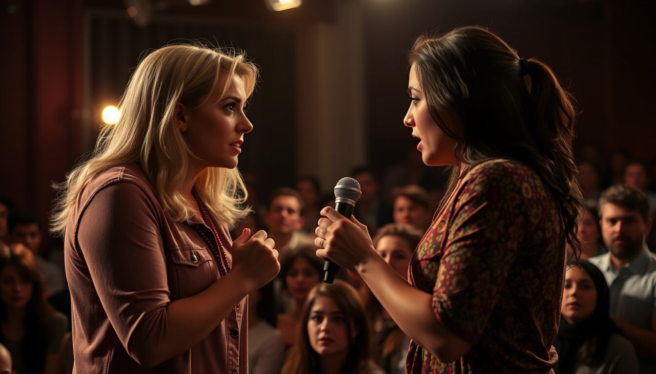 Mariana affronta Jessica e chiede aiuto a Signorini per risolvere il conflitto.