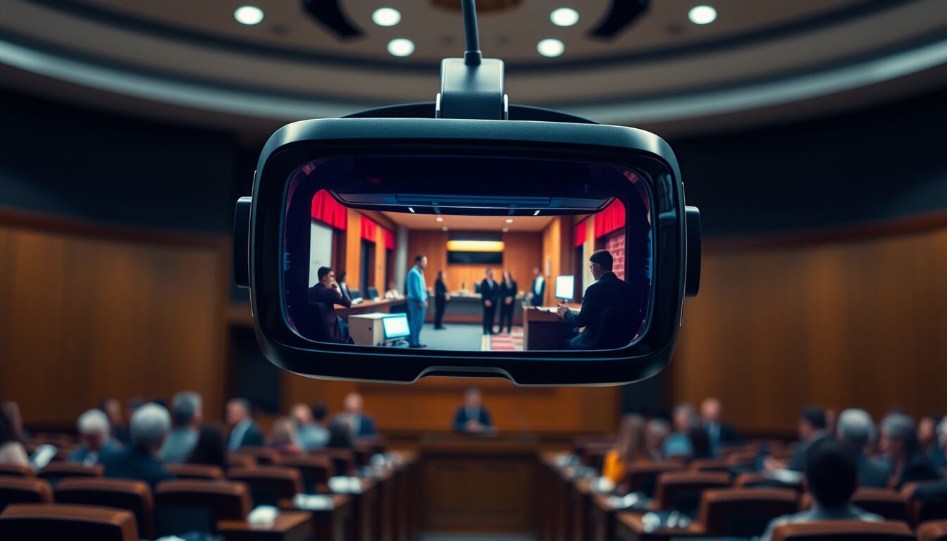Realtà virtuale rivoluziona l'aula di tribunale con innovazioni per la giustizia moderna