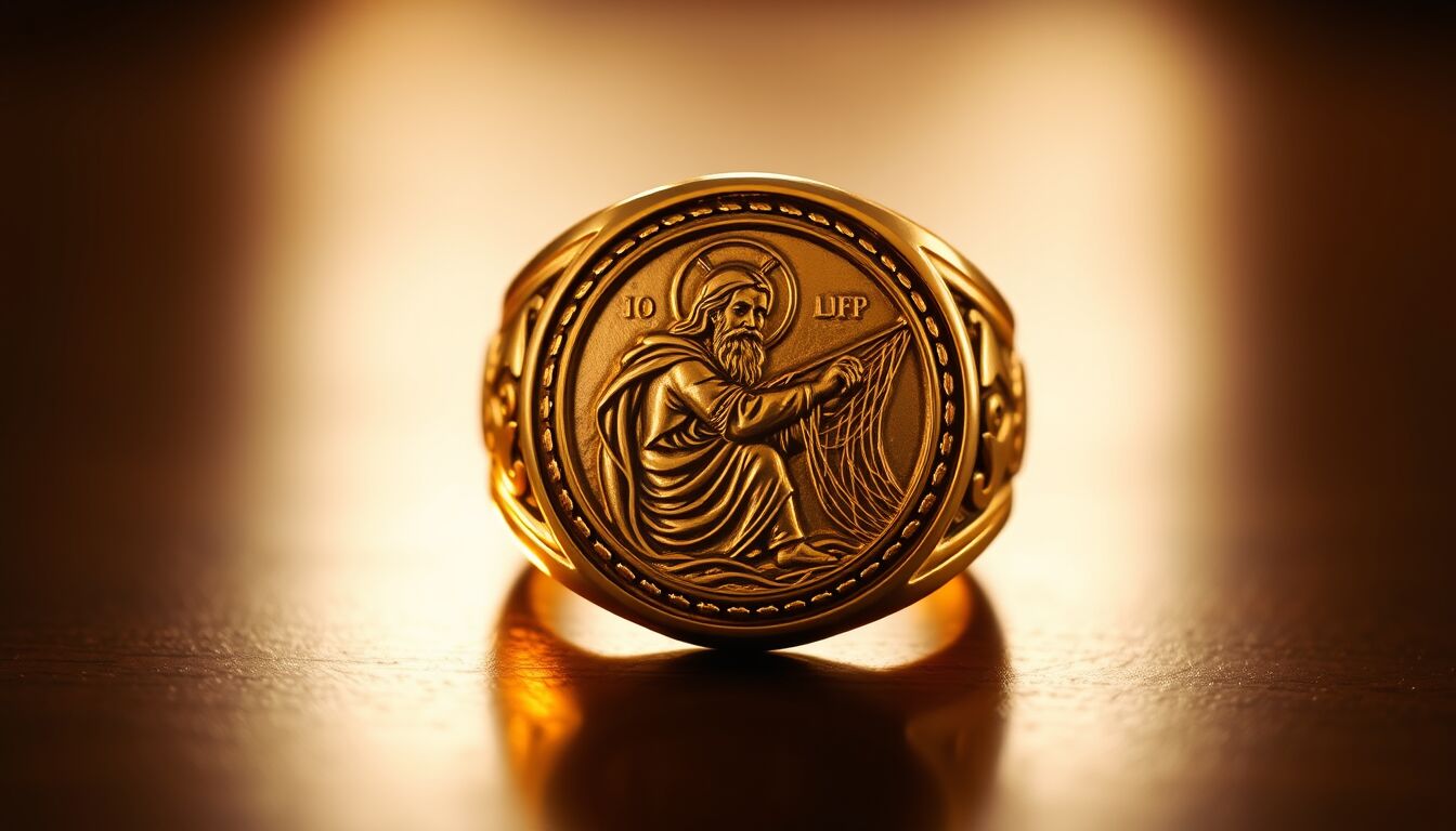 Anello del Pescatore simbolo del pontificato tra tradizione e nuova era papale