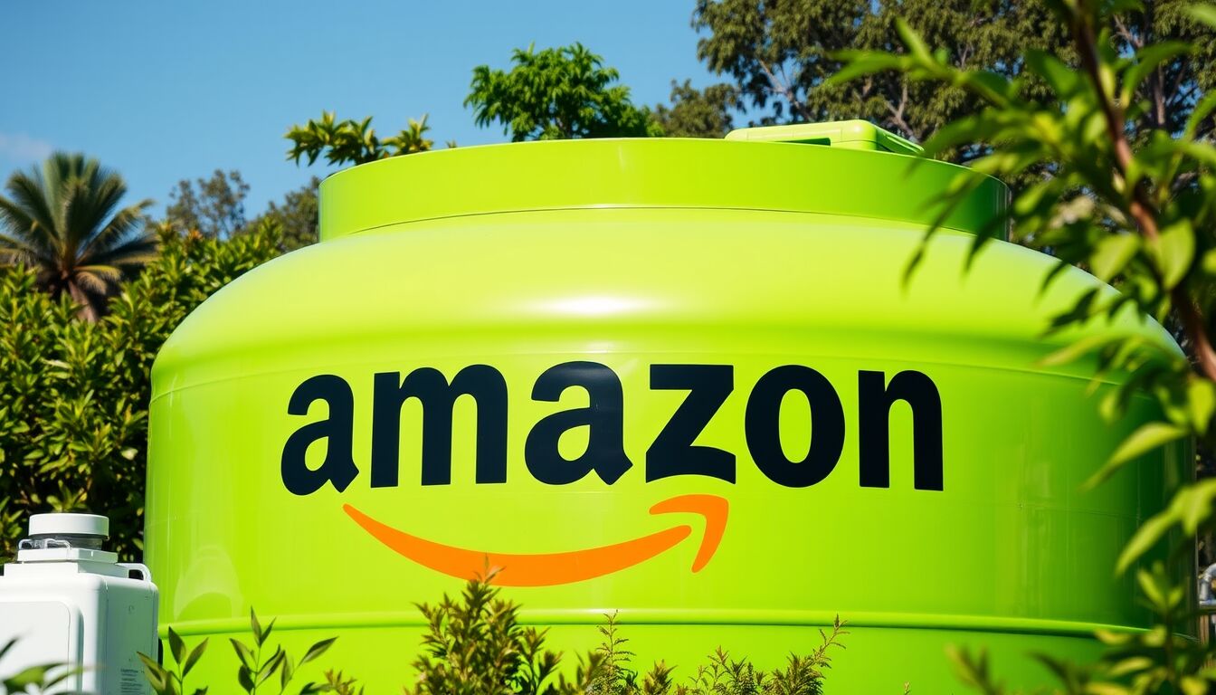 Amazon investe 9,4 milioni di litri di carburante verde per ottimizzare il trasporto merci aereo sostenibile.