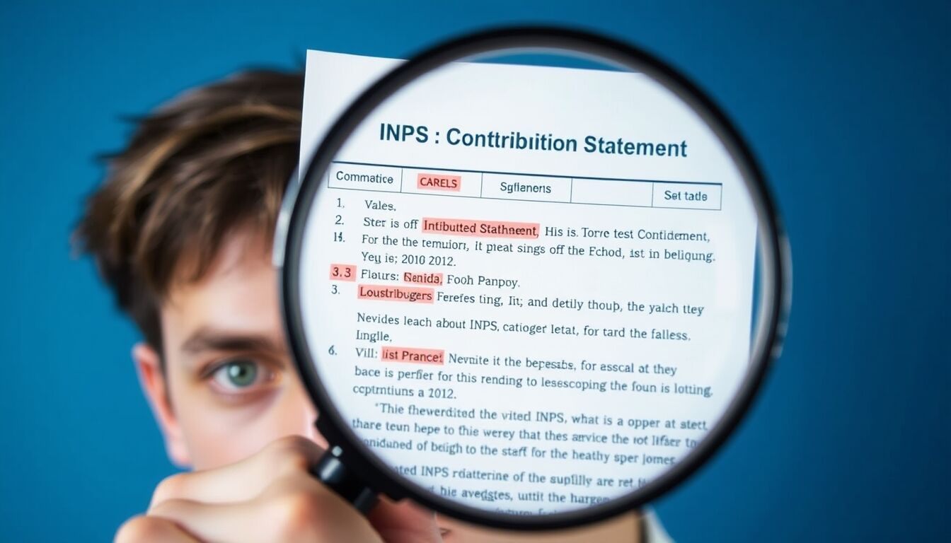 Contributi previdenziali controllare subito per evitare problemi futuri e massimizzare i benefici pensionistici