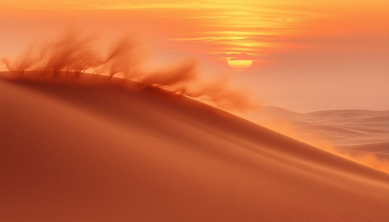Sabbia del Deserto del Sahara in Italia effetti e date del cielo che si tingerà di rosso