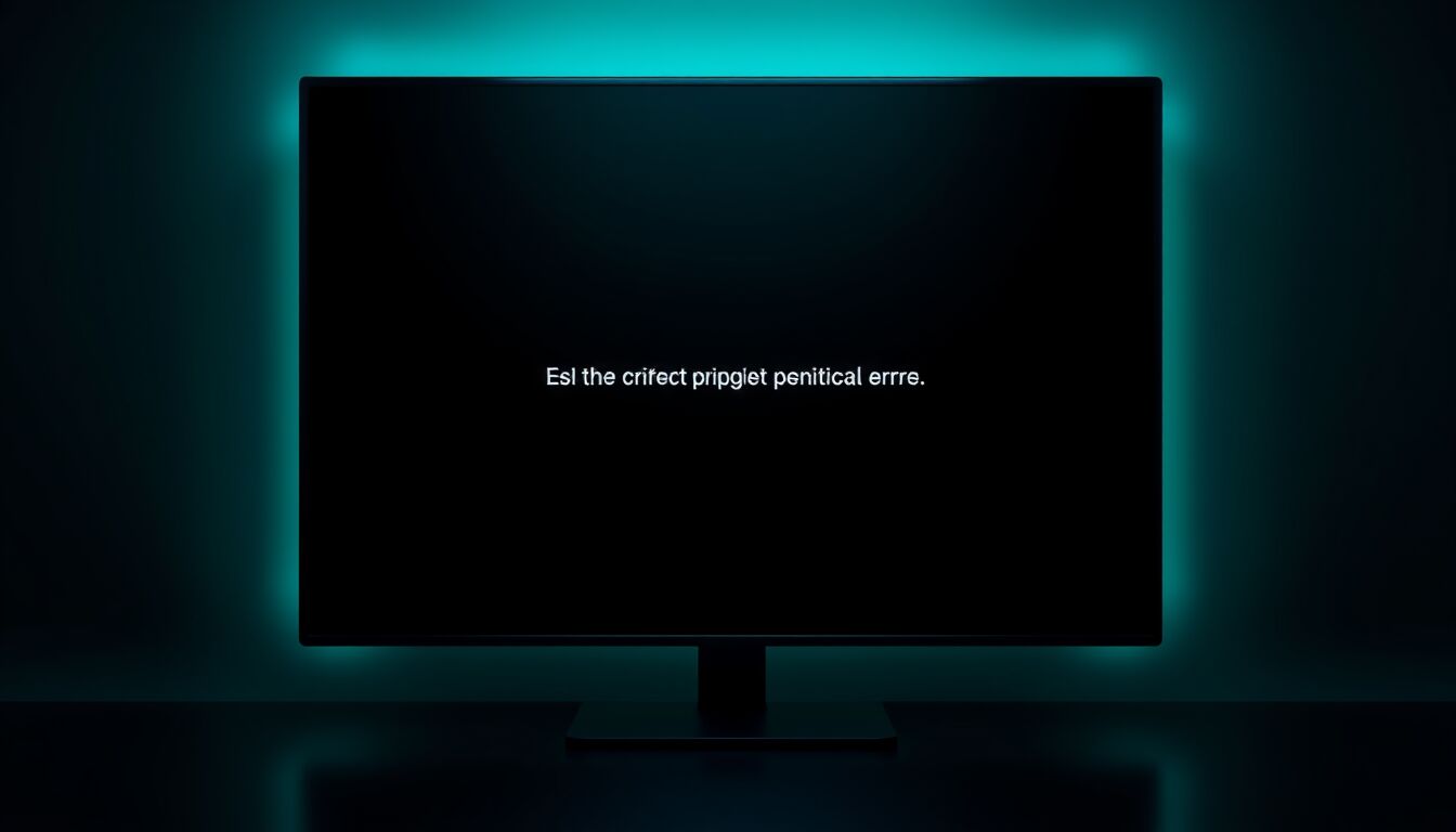 Schermata Nera di Errore: La Nuova Frontiera per i Problemi di Sistema Windows