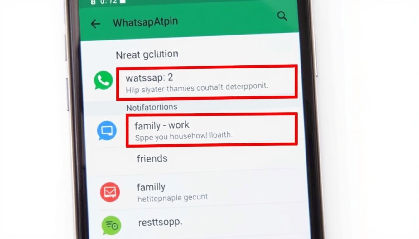 WhatsApp aggiornamento notifiche per liste personalizzate miglioramento gestione messaggi e avvisi personalizzati