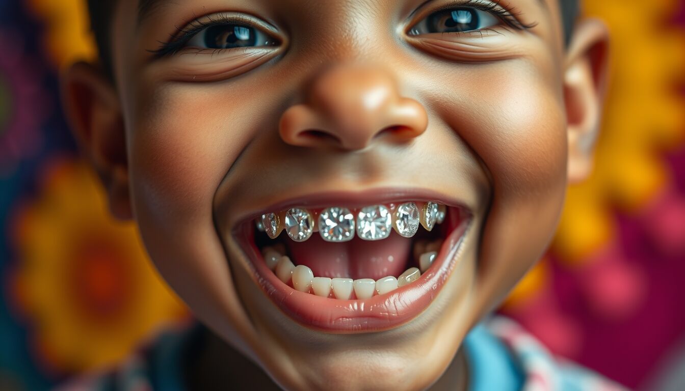 Kim Kardashian sceglie grillz per denti dei figli tra gioielli trendy e decorativi unici