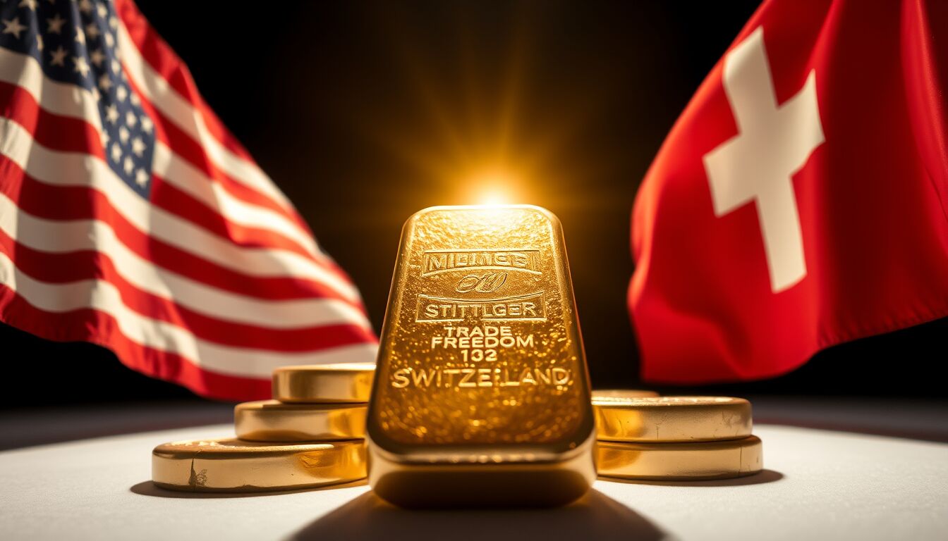 Oro importato dalla Svizzera senza dazi: la nuova decisione di Trump per il commercio internazionale