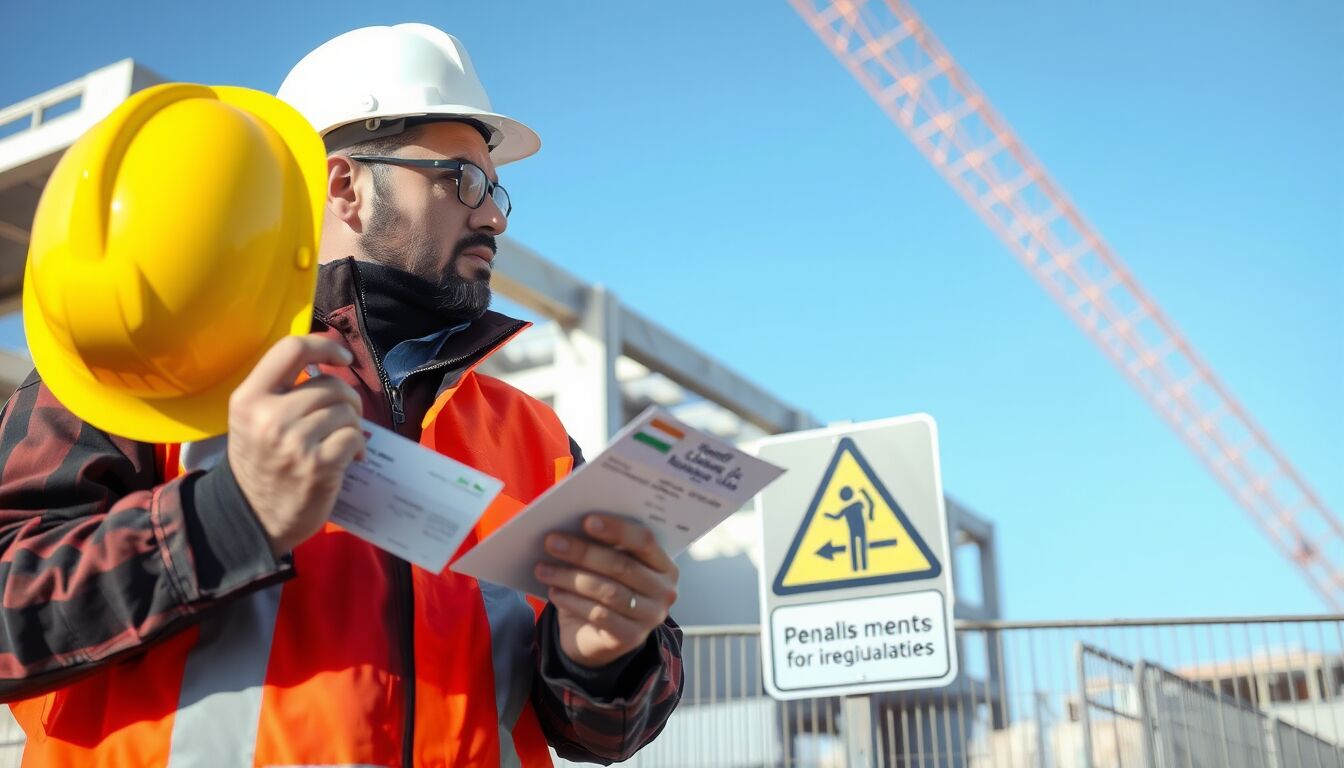 Patente a crediti nei cantieri: nuove sanzioni raddoppiate e 5 punti in meno per ogni irregolarità