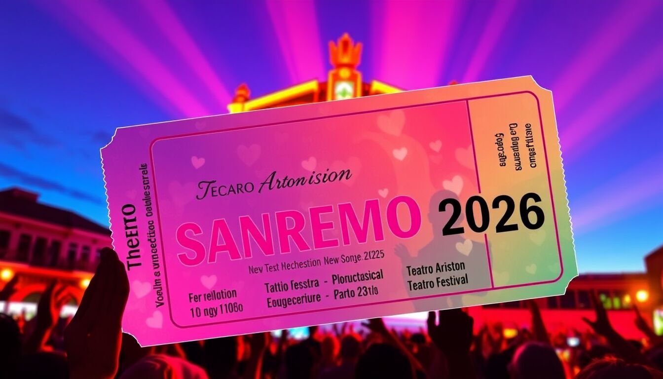 Biglietti Sanremo 2026 in vendita, parte la fase di prenotazione ufficiale per l’evento musicale