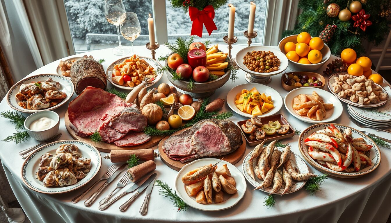 Prezzi Natale 2025 in Aumento: Rincari Carne, Pesce, Uova, Cioccolato e Caffè per Pranzi e Cenoni