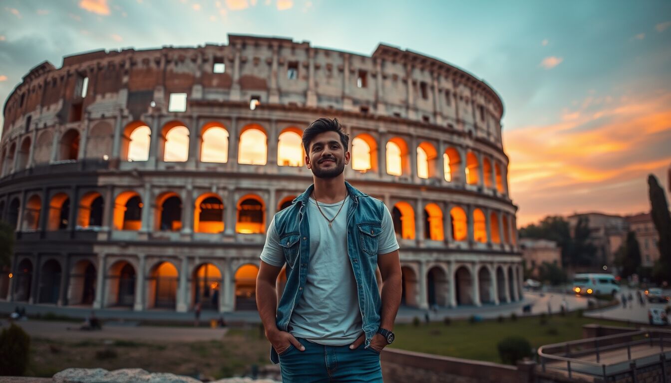 Can Yaman davanti al Colosseo smentisce l’arresto e spiazza i fan con una replica tagliente