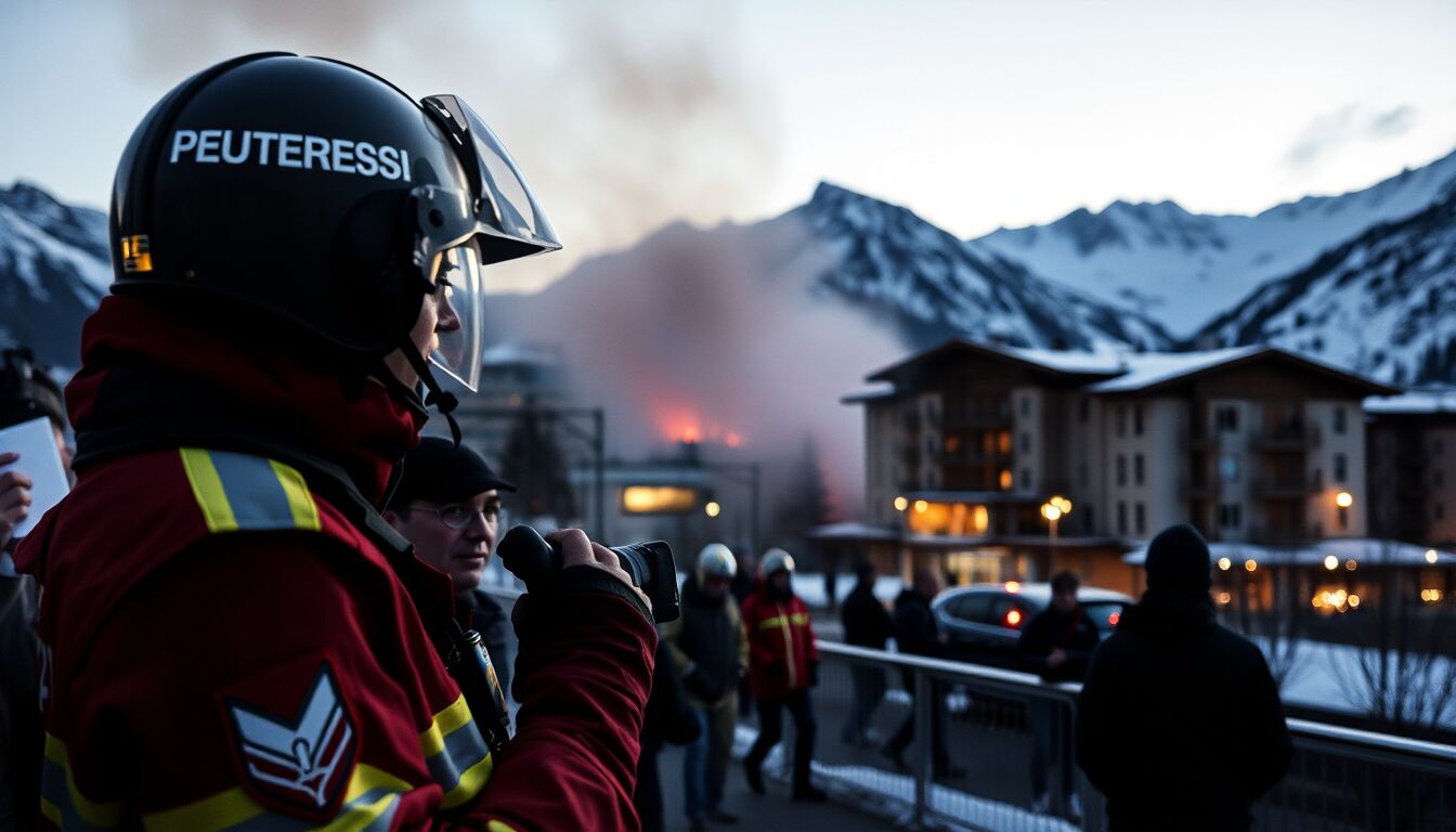 Davos incendio vicino all’area Wef crea allarme temporaneo ma l’intervento dei pompieri ripristina la calma