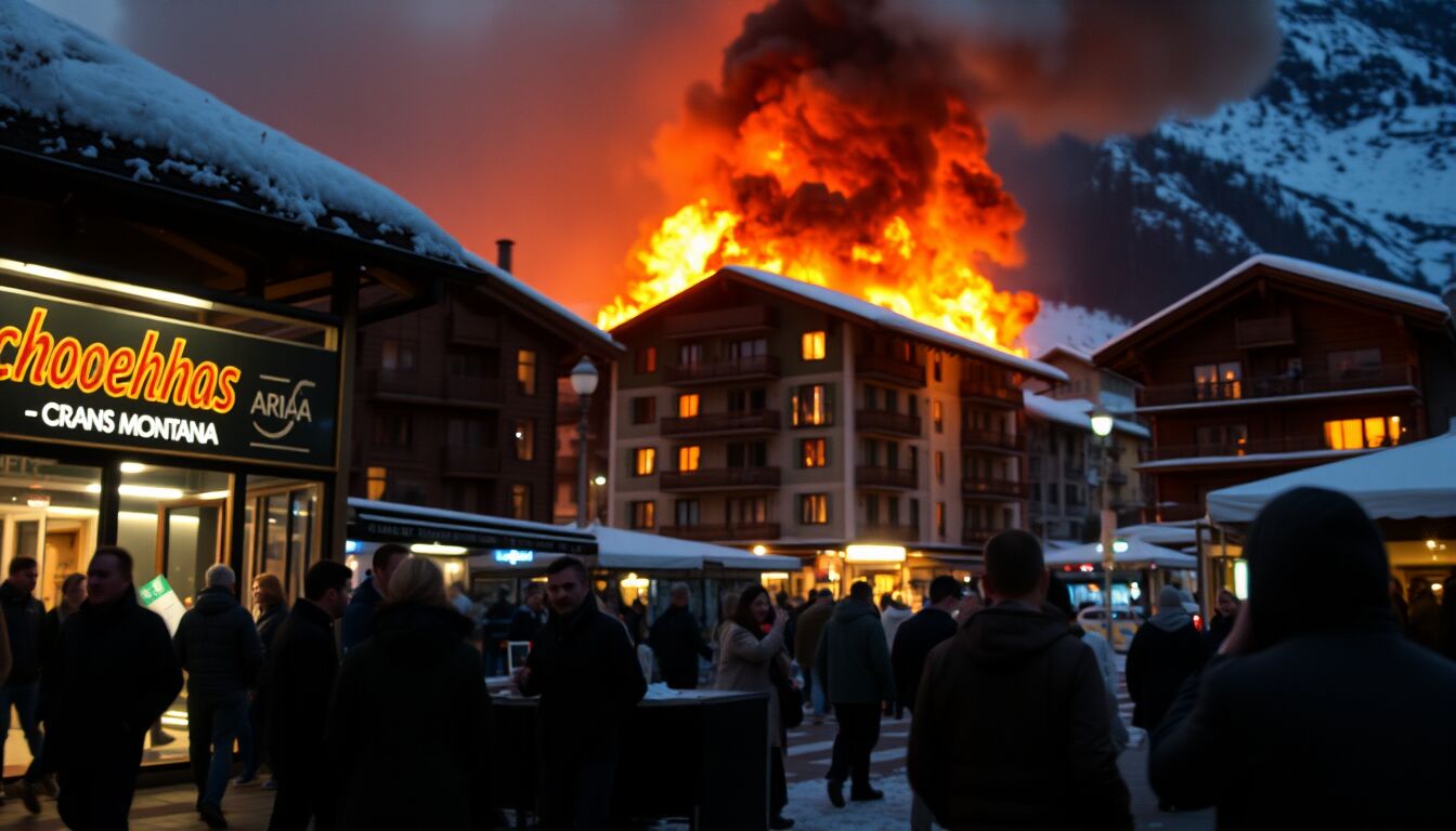 Indagine sul rogo di Capodanno a Crans Montana, video mancanti e proprietari in difficoltà economica