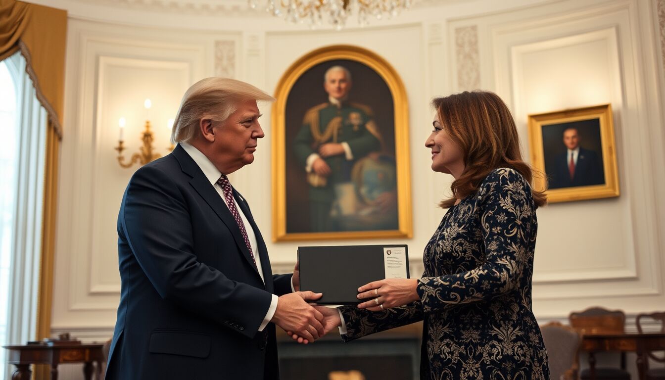 Machado premia Trump per la libertà del Venezuela: il gesto che cambia la partita politica