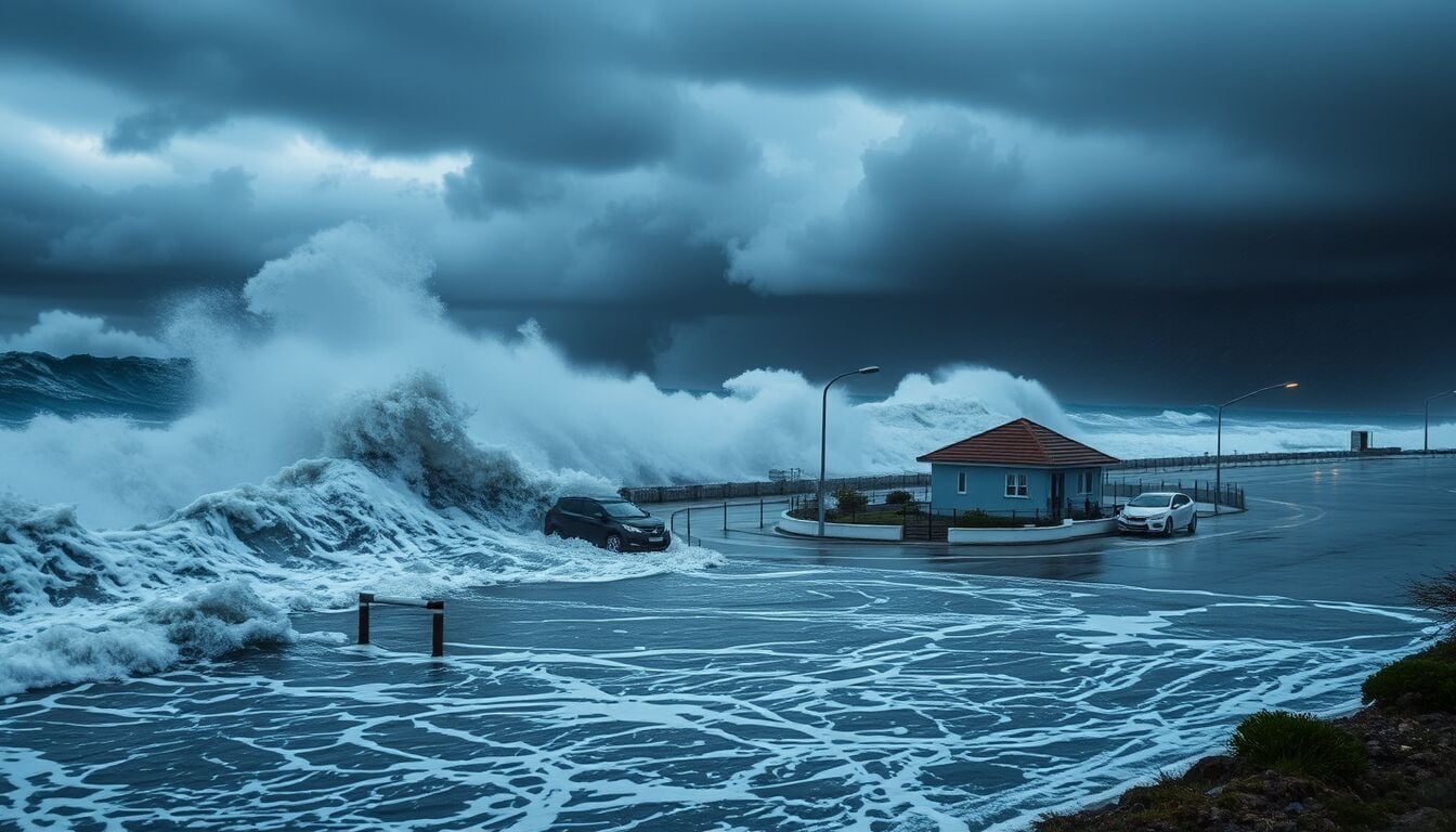 Maltempo estremo in Sardegna, Sicilia e Calabria mare in tempesta travolge case e strade sulla costa cagliaritana