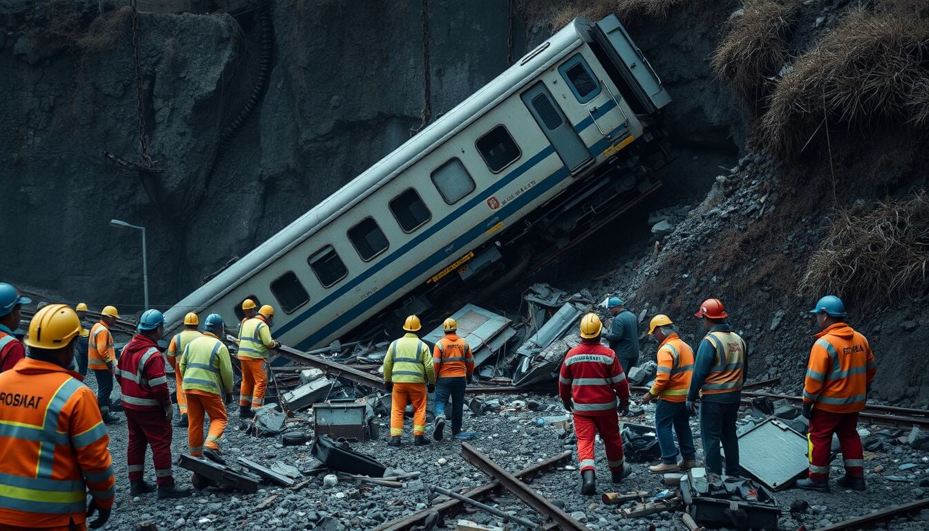 Spagna, scontro tra due treni: tre vagoni precipitati, bilancio terribile e scene di caos totale
