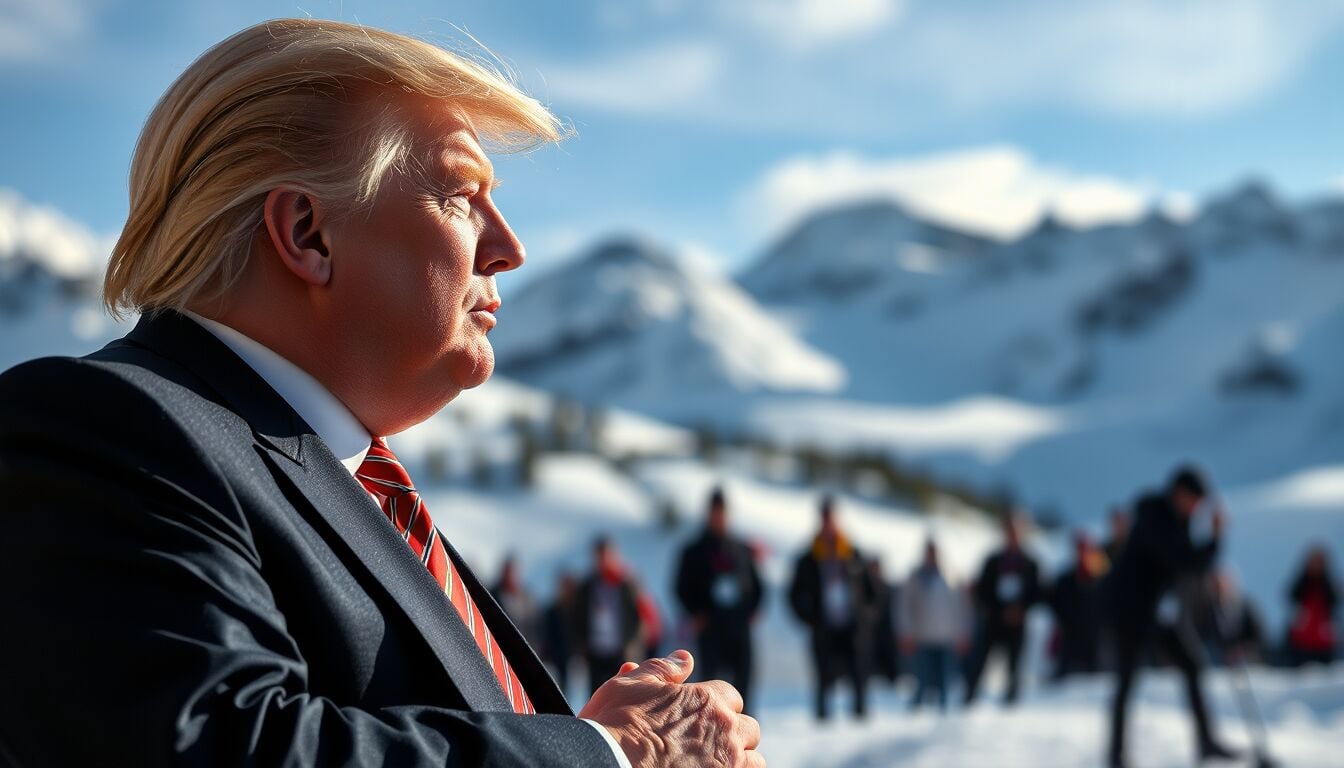 Trump domina Davos con toni trionfalistici e avvertimenti duri che agitano mercati e alleati