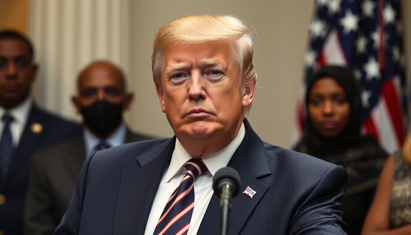 Trump esibisce i volti degli arrestati in Minnesota e scatena nuove polemiche contro la comunità somala