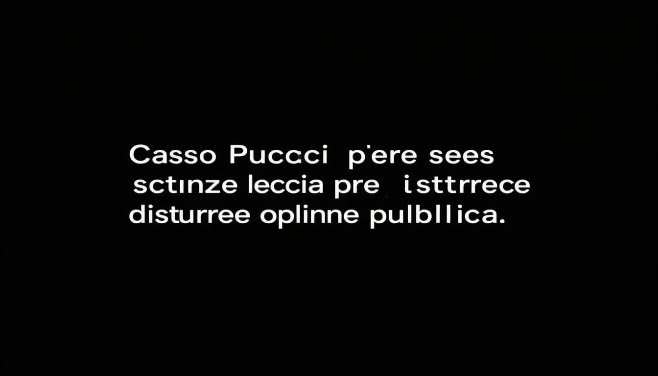 Caso Pucci usato per oscurare Petrecca e distrarre l’opinione pubblica