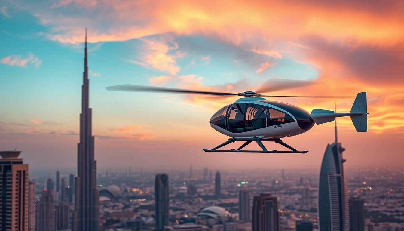 Dubai introduce taxi volanti autonomi e rivoluziona la mobilità urbana