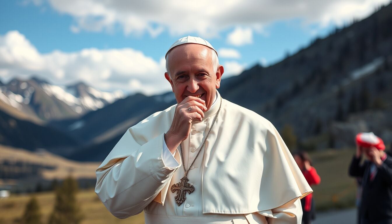 Papa Francesco sorprende le famiglie a Crans Montana con un appello inatteso
