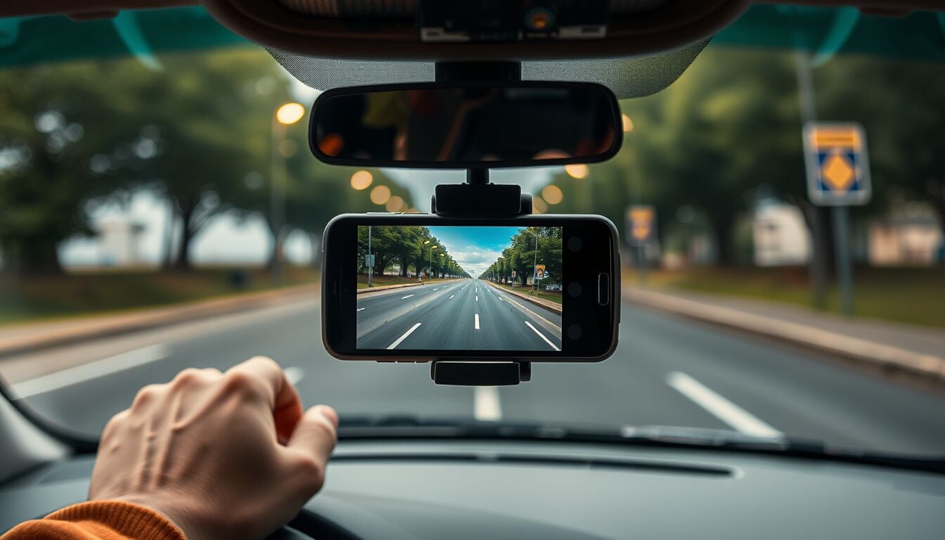 Smartphone inutilizzato diventa dashcam affidabile per guidare con più sicurezza