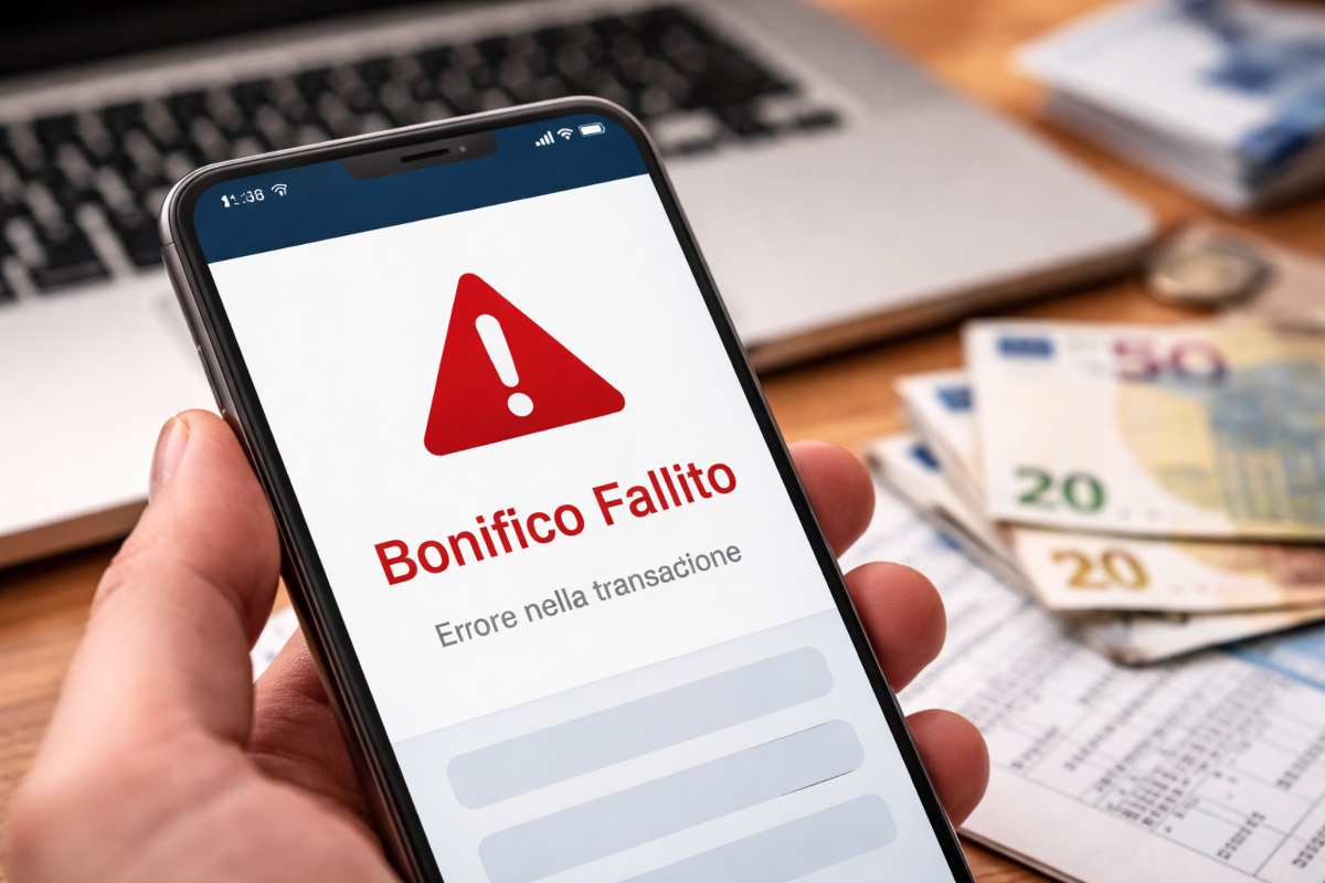 bonifici bloccati per 4 giorni