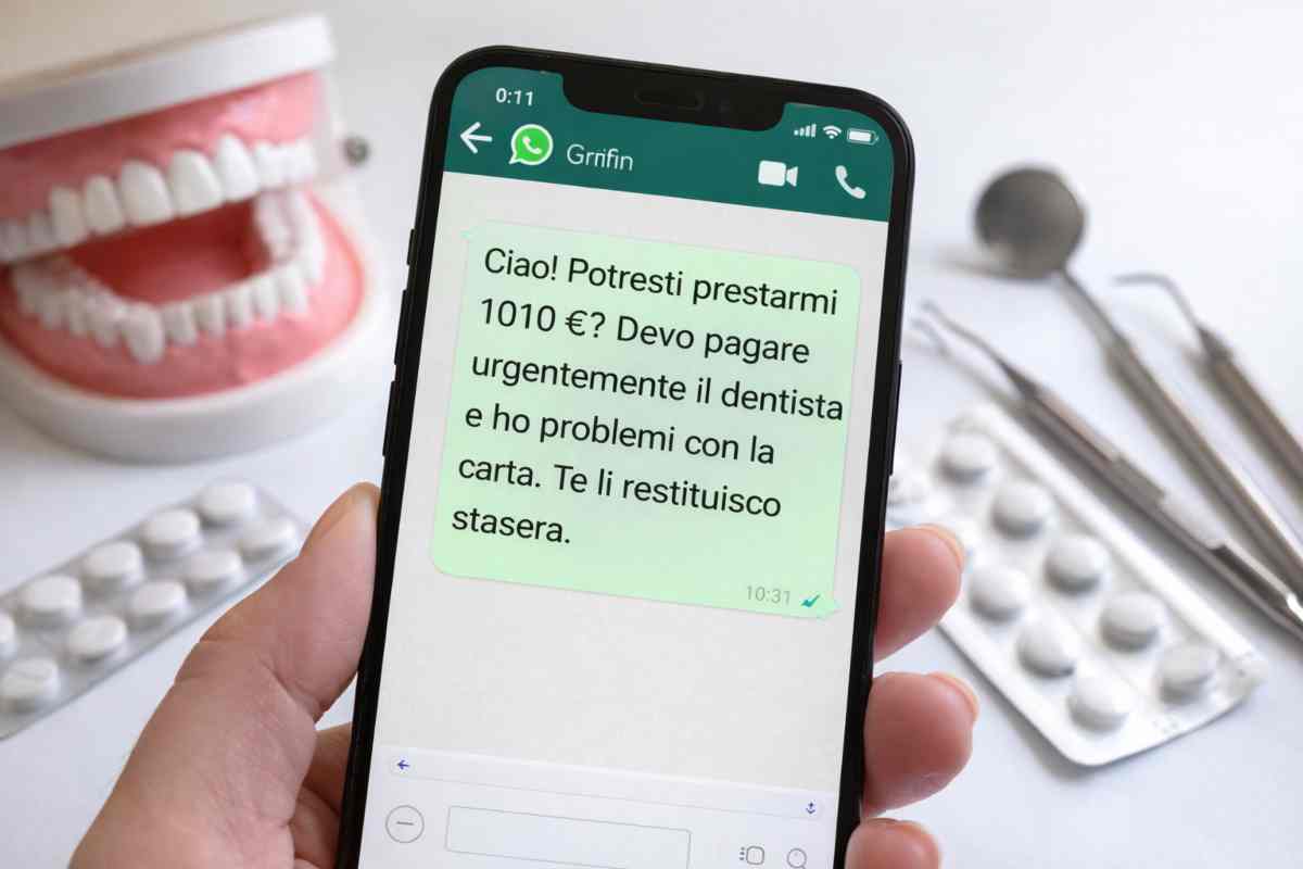 WhatsApp, truffa del dentista - Webnews.it
