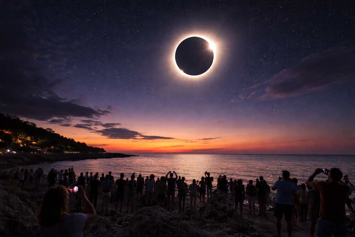 eclissi solare quando vederla