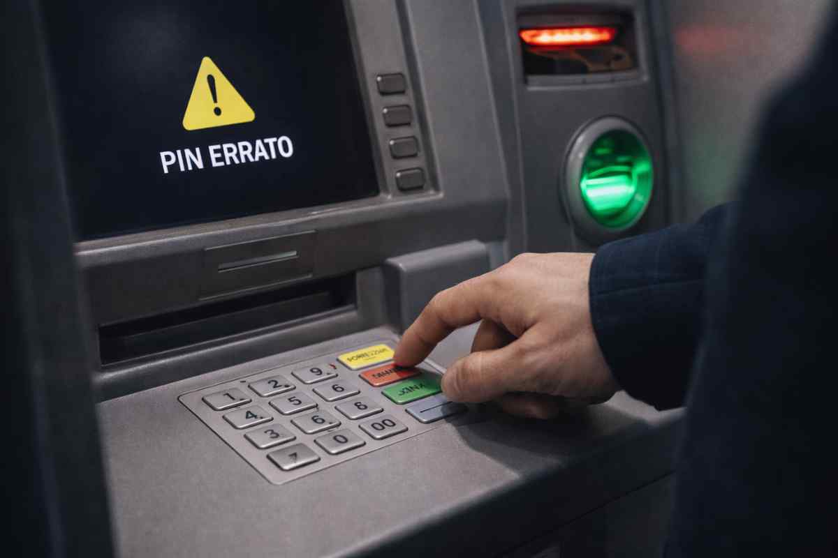 ATM Bancomat, attenzione: ora se inserisci il PIN sbagliato scatta anche la multa - Webnews.it