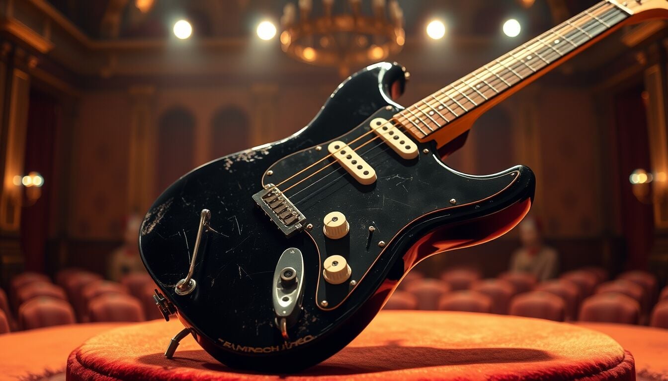 David Gilmour vende la leggendaria Black Strat all’asta, cifra record