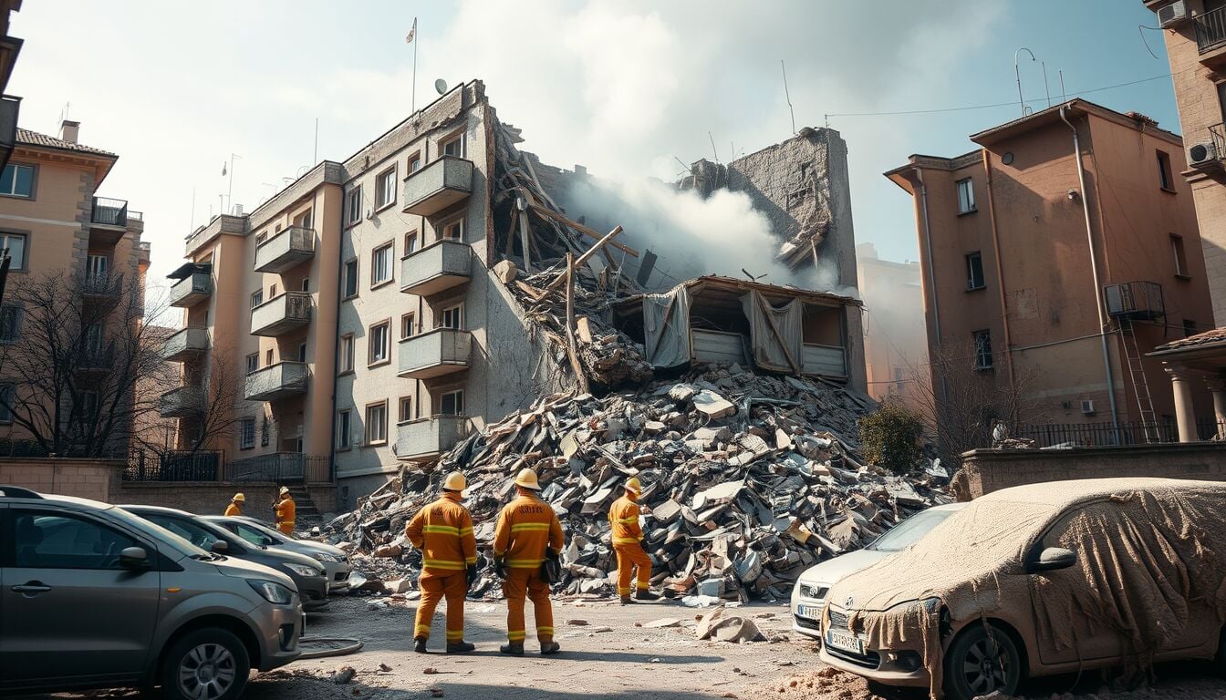 Esplosione bombola gpl a Roma, palazzina crolla: due feriti gravi e decine di residenti sfollati