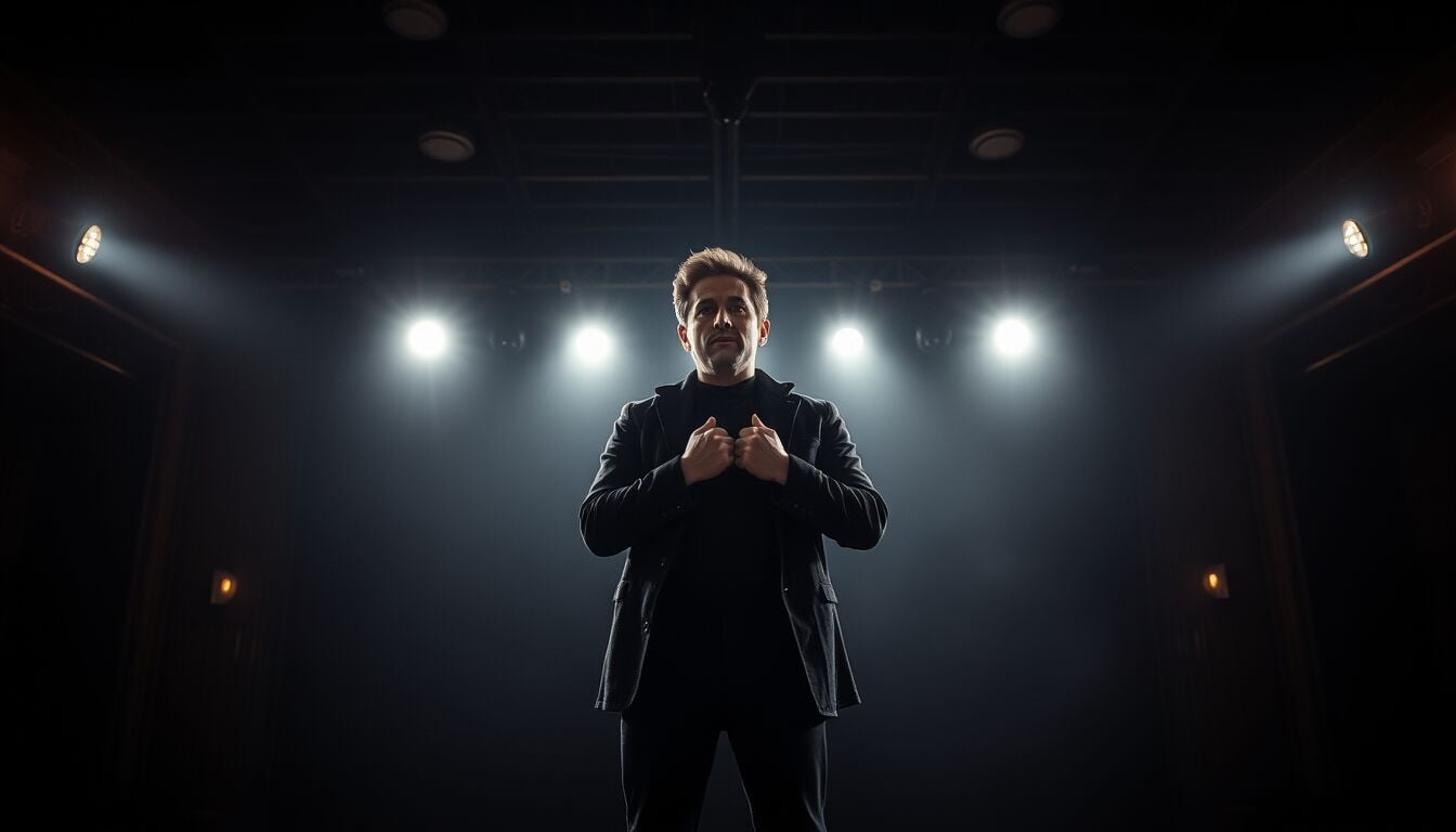 Fabrizio Corona presenta Falsissimo sul palco del Teatro Galleria