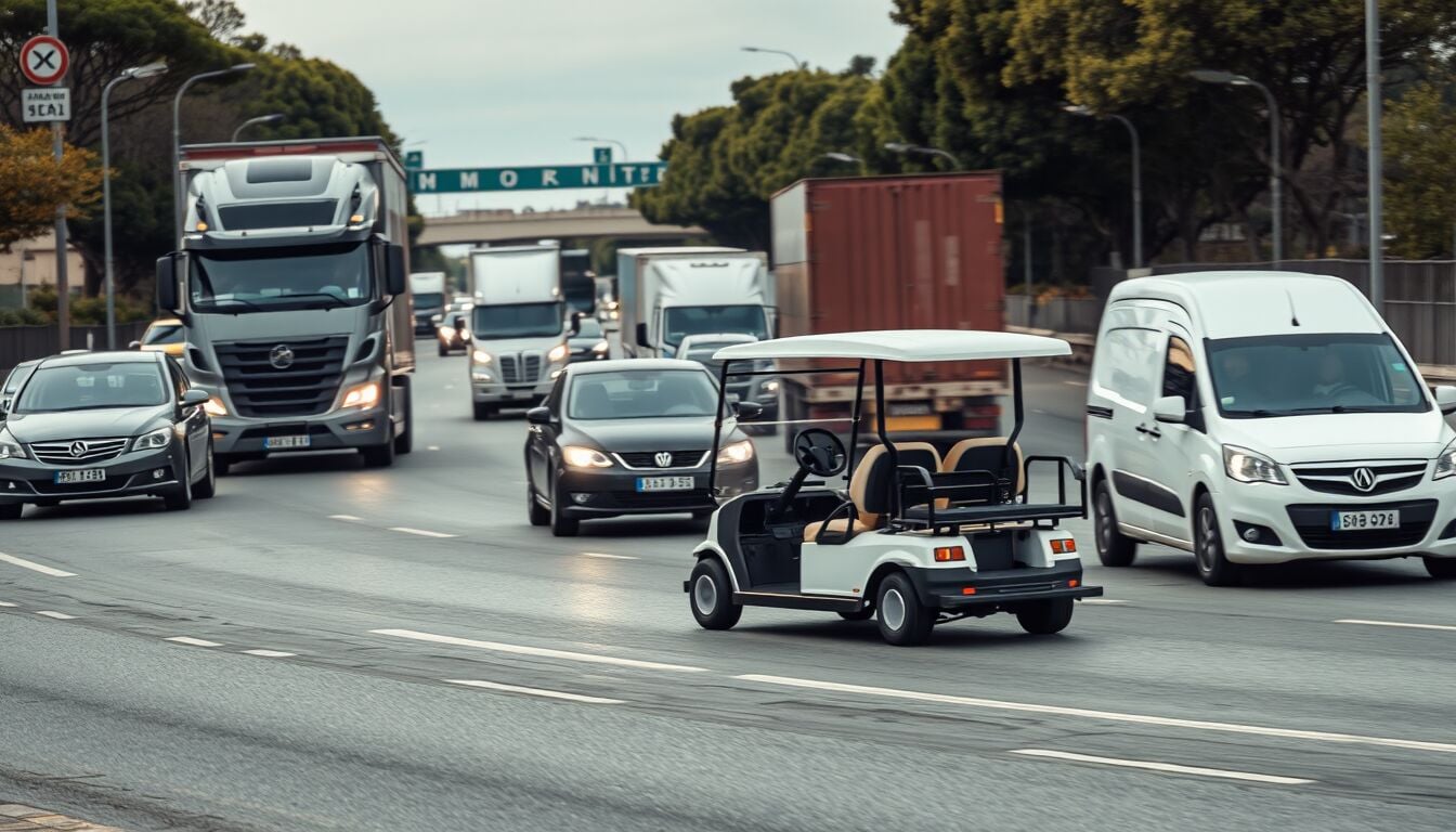 Golf cart elettrici trasformano il GRA in pista urbana e sollevano dubbi sul Codice della Strada