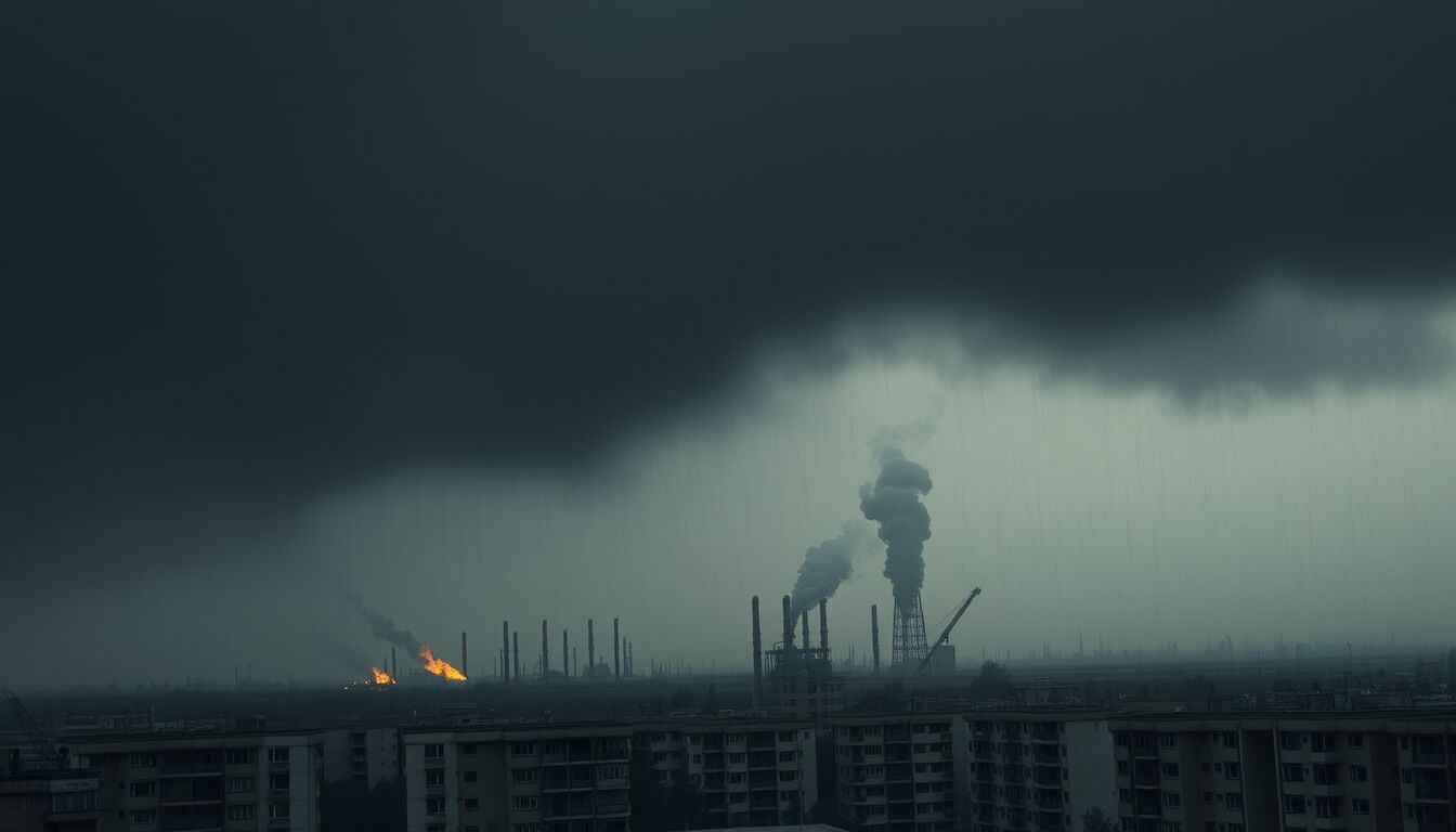 Iran devastato da piogge acide e contaminazione ambientale generate dall’intensificarsi del conflitto