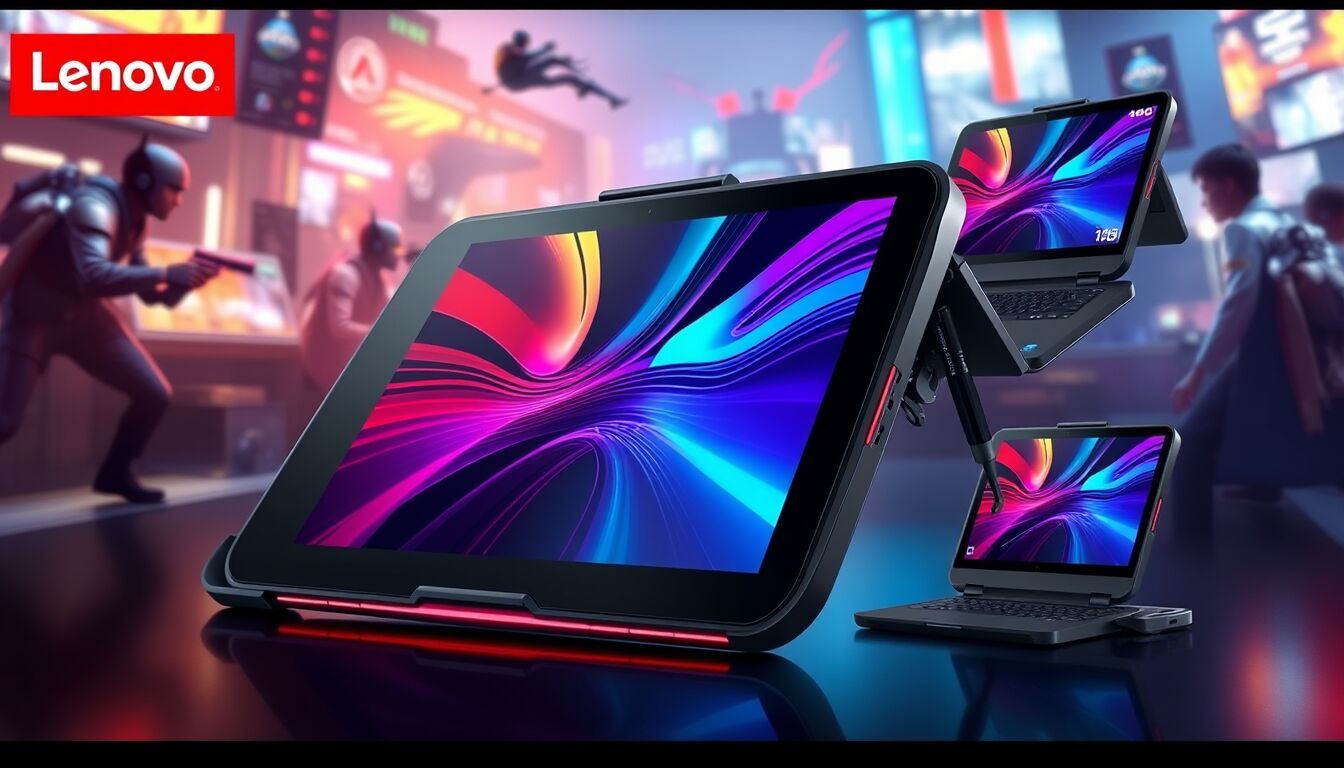 Lenovo rivoluziona il gaming mobile con handheld ibrida tra tablet e laptop