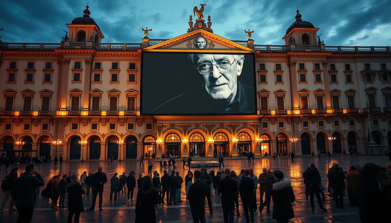 Regione Liguria celebra Gino Paoli a Genova con proiezione speciale su maxischermo