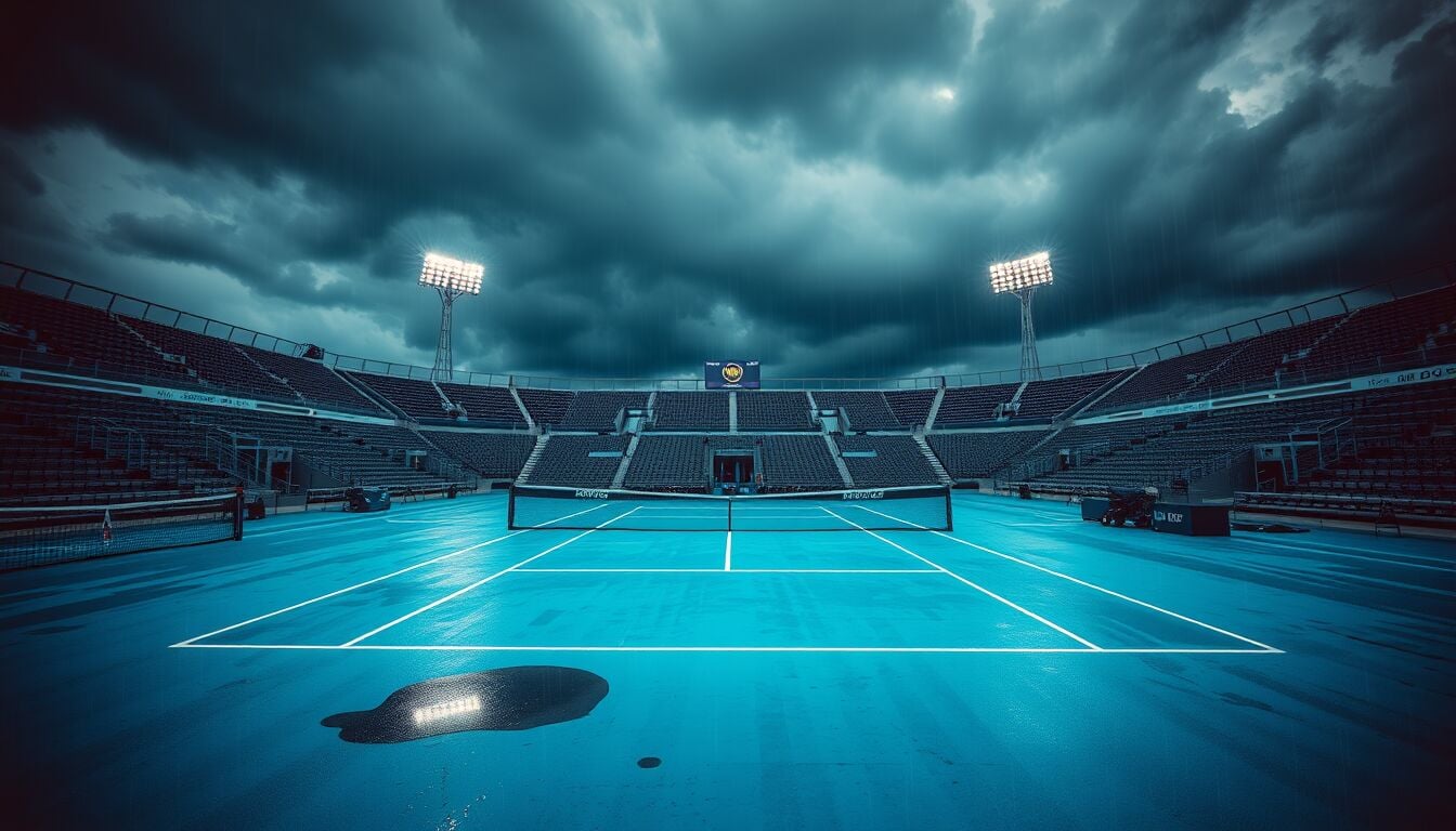 Sinner Lehecka a rischio pioggia a Miami cosa prevede il regolamento ATP sui punti in caso di stop