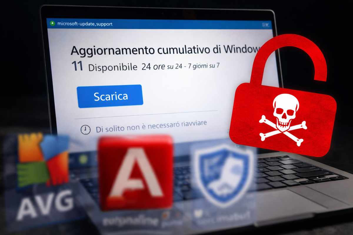 allarme falso aggiornamento windows