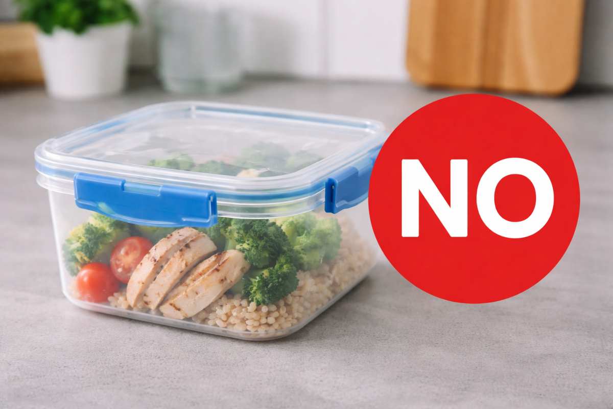 contenitore di plastica perché evitare